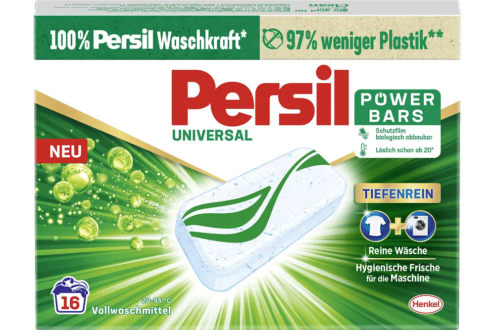 Persil Power Bars, permettant de limiter l’utilisation de plastique 