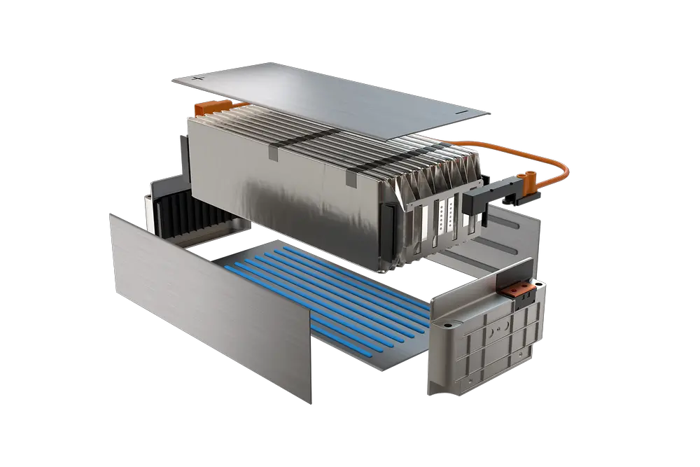 
Illustrative image showing the application of Loctite TLB 9300 APSi inside a battery module.